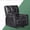 Dark Gray, variant on Click365 Langston Faux Leather Bedroom Manual Reclining and Upholstered Recliner, Gray