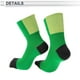 thumbnail image 5 of Calcetines de ciclismo Unique Bargains que absorben el sudor, calcetines para bicicleta al aire libre, verdes, amarillos y negros, tamaño XL, neutros y universales, 1 par, combinación de colores, 5 of 7