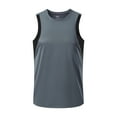 thumbnail image 1 of Timegard Athletic Tops for Men Crewneck Lightweight Color Block Casual Breathable Running Tee Shirts, 1 of 4