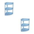 thumbnail image 1 of Wosthever Estante de almacenamiento para baño independiente de 3 capas para cocina de oficina azul pequeño azul pequeño 2Conjunto, 1 of 1