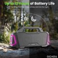 thumbnail image 3 of Altavoz Bluetooth portátil GearIt BOOM 120W IPX6, 3 of 8