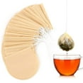 thumbnail image 4 of Moyic Bolsa de filtro de té de 100 Uds., colador profesional para el hogar, herramientas redondas, cómodas bolsitas de té con cordón para Juegos de servir café y té, 4 of 6