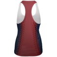 thumbnail image 2 of Baseball League Red and Navy Blue All Over Womens Work Out Tank Top Multi X-LG, 2 of 2