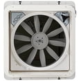 thumbnail image 3 of MaxxAir Ventilation Solutions Roof Vent 00A04401K MaxxFan; Manual Opening; For 14 Inch x 14 Inch; Fits 1-1/8 Inches To A Maximum Of 6-1/2 Inches; With Screen; With 4-Speed Fan; Smoke, 3 of 4