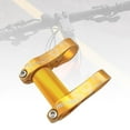 thumbnail image 2 of Vástago de bicicleta plegable de doble vástago CNC de alta resistencia para reparación de bicicletas plegables Oro, 2 of 8