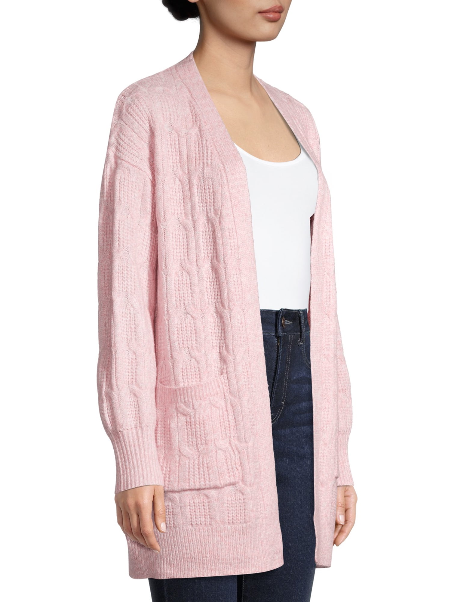 Time and Tru Women's Cable Stitch Two 