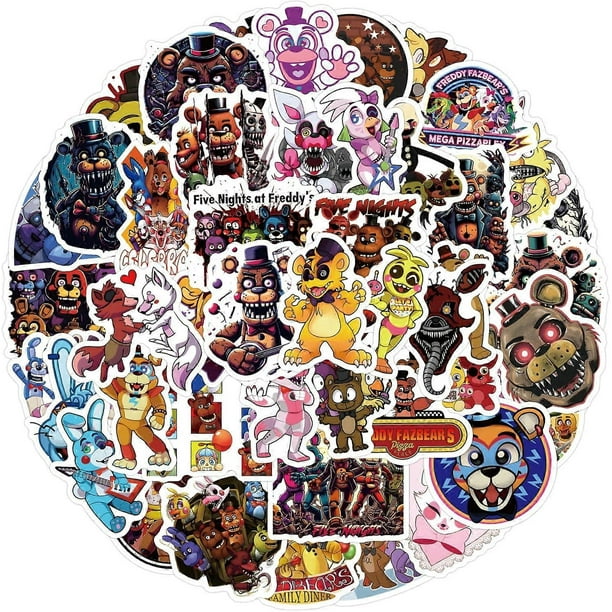 60-Pack Stickers Game Stickers for Kids Waterproof Laptop Bumper Skateboard Water Bottles Computer Horror Game Stickers