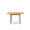 thumbnail image 3 of Pemberly Row Traditional Rectangular Wood Dining Table in Oak, 3 of 5