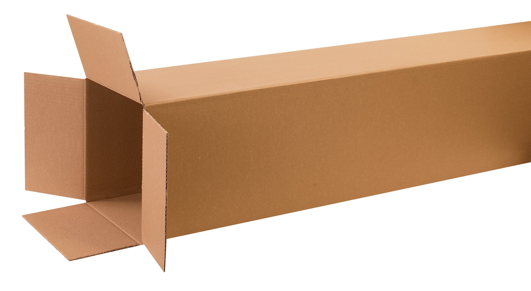 The Packaging Wholesalers Tall Corrugated Boxes 12" x 12" x 60" Kraft