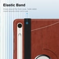 thumbnail image 3 of Fintie Rotating Case for Samsung Galaxy Tab S10 Lite/ S10 FE/ S9 FE 5G 10.9 Inch/Tab S9 11 Inch with S Pen Holder, 360 Degree Swiveling Stand Cover Auto Sleep/Wake, Brown, 3 of 8