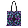thumbnail image 1 of NUDECOR Canvas Tote Bag Abstract Colorful Neon Lights Authentic Beam Blinking Bright Celebration Reusable Shoulder Grocery Shopping Bags Handbag, 1 of 1