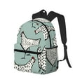 thumbnail image 2 of Picia Hand Drawn Chickens Large Capacity Backpack Classic Style Backpack Casual Backpack Water-Resistant School Work Travel Outdoor Backpack, 2 of 8