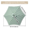 thumbnail image 4 of Yescom 9 Pieds Remplacement de la Toile de Parasol de Patio Couverture d'Ombrage de Table de Marché Jardin, 4 of 9