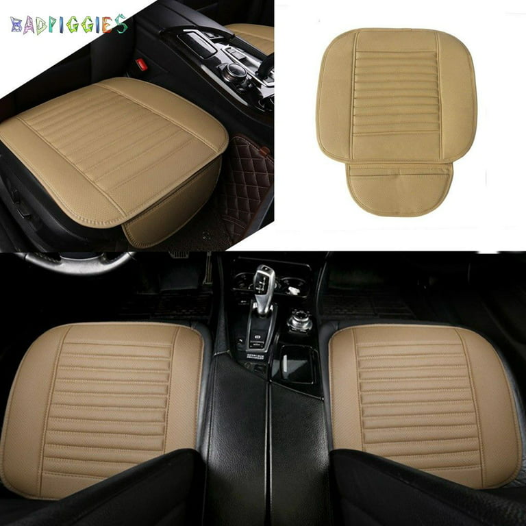 Kaiphy Car Seat Protector - Seat Protection Mat - Thick Padding - Durable,  Waterproof Fabric, Leather Reinforced Corners & 3 Pockets for Handy Storage