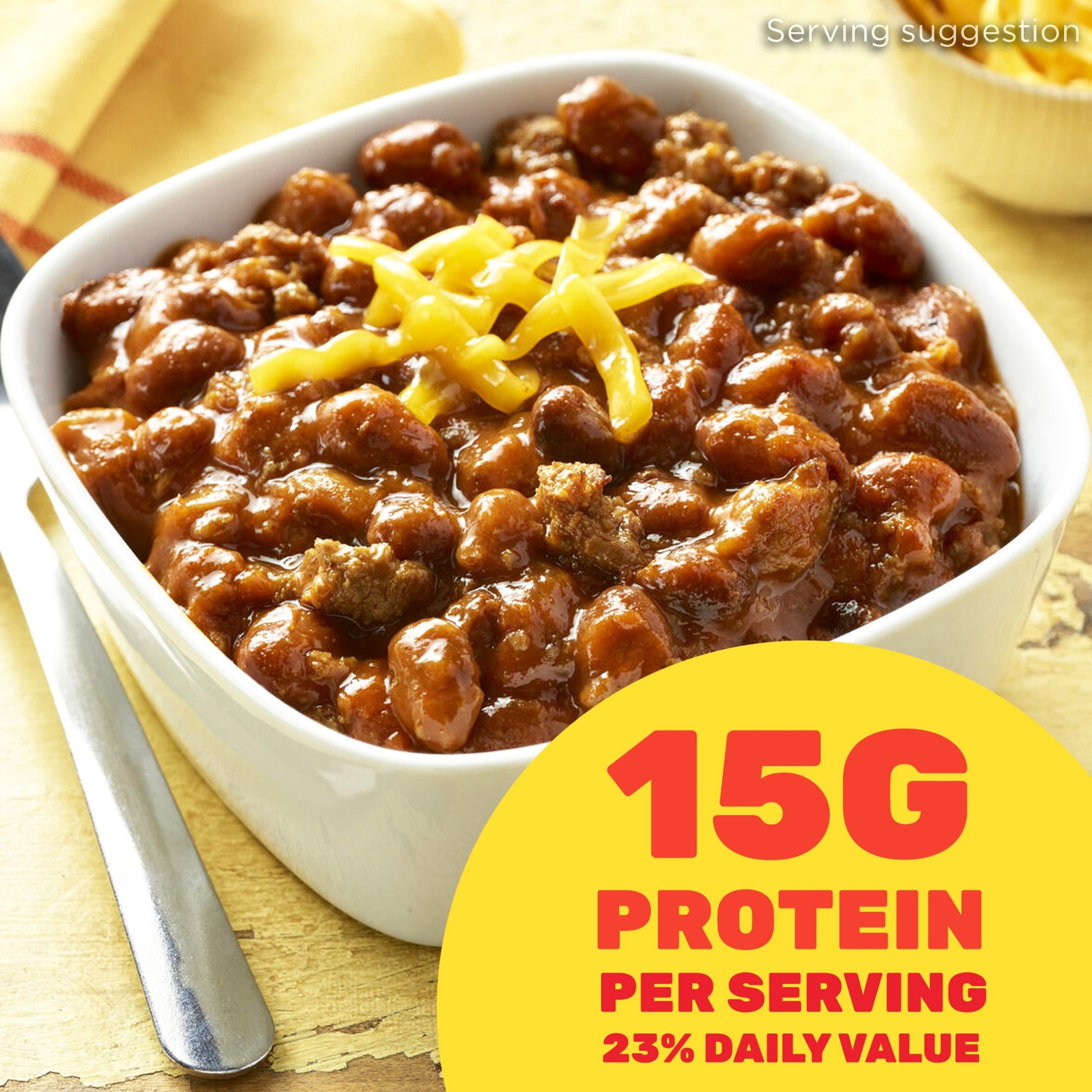 HORMEL Chili with Beans, No Artificial Ingredients, 15 oz Steel Can