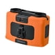 thumbnail image 2 of Ventilador de cintura portátil, pequeño ventilador silencioso con doble ventilación, ventilador de refrigeración recargable para mochileros, paseos, s Naranja 10000mAh, 2 of 9