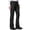 Black, variant on Women’s Scrub Pants, Flare Drawstring, 31" Inseam, Cargo Pockets, Navy, M