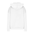 thumbnail image 5 of Oversized Hoodie for Women with Pockets Solid Color Hooded Sweatshirt Fashion Casual Loose Long Sleeve Top Hood (White S), 5 of 5