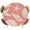pink, variant on Yellow Starfish Coastal Round Tablecloth 45-54 Inch Round Fitted Table Cloth with Elastic Edge, Shell Coral Summer Beach Nautical Ocean Waterproof Table Cover Protector for Outdoor Picnic Party