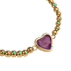 thumbnail image 3 of LuckyLy Pulseras Mujer Oro 14k con Piedras Naturales, Brazalete de Acero Inoxidable con Baño Oro 14k – Joyería ideal como Regalos para Mujer San Valentín y Regalos para Mamá Navidad, violeta Unitalla, 3 of 7