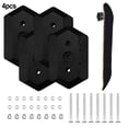 thumbnail image 1 of 3PC 4 PC Skateboard Hanger Skateboard Holder Skateboard Wall Mount 4pc, 1 of 9