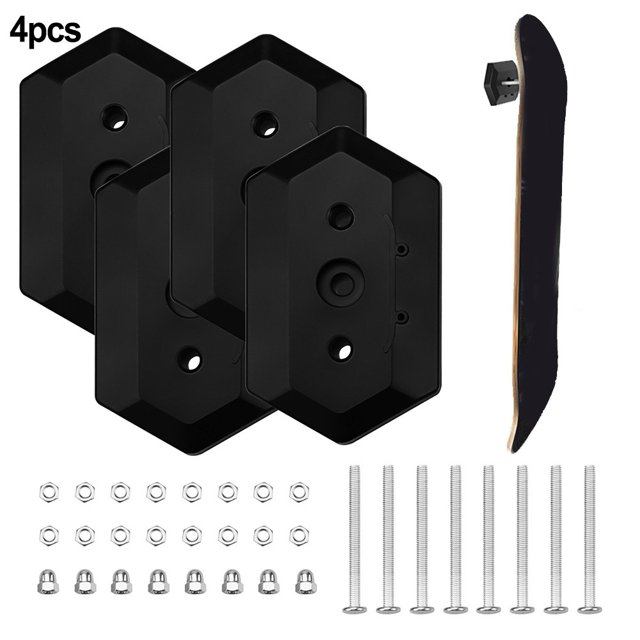 3PC 4 PC Skateboard Hanger Skateboard Holder Skateboard Wall Mount 4pc