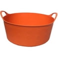 thumbnail image 1 of Tuff Stuff Products S4-OR 4 gal Tuff Flex Tub - Orange, 1 of 2