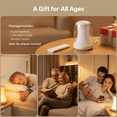 thumbnail image 4 of Hotmoon Baby Nursery Night Light Sleep Sound Machine, 27 Soothing Sounds, 8 Color-Changing, RF Remote Control, Timer, Child Nursing, Toddler Soothing, 4 of 9
