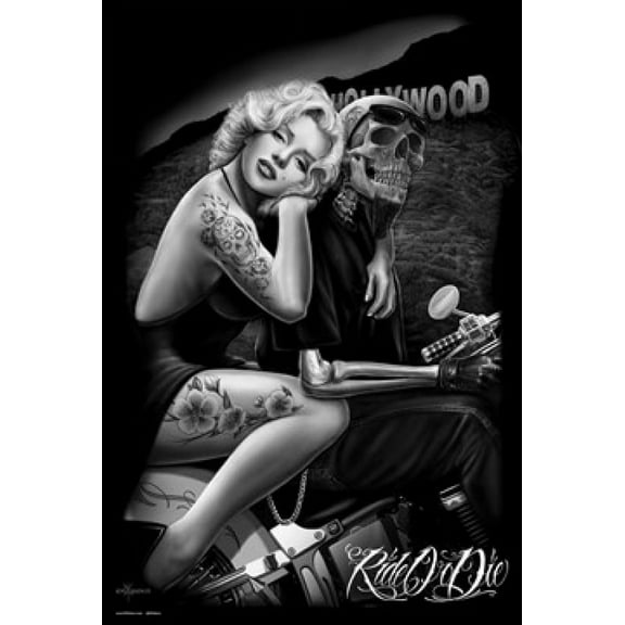 Hollywood Homegirl Marilyn Monroe - David Gonzales Poster (24 x 36)