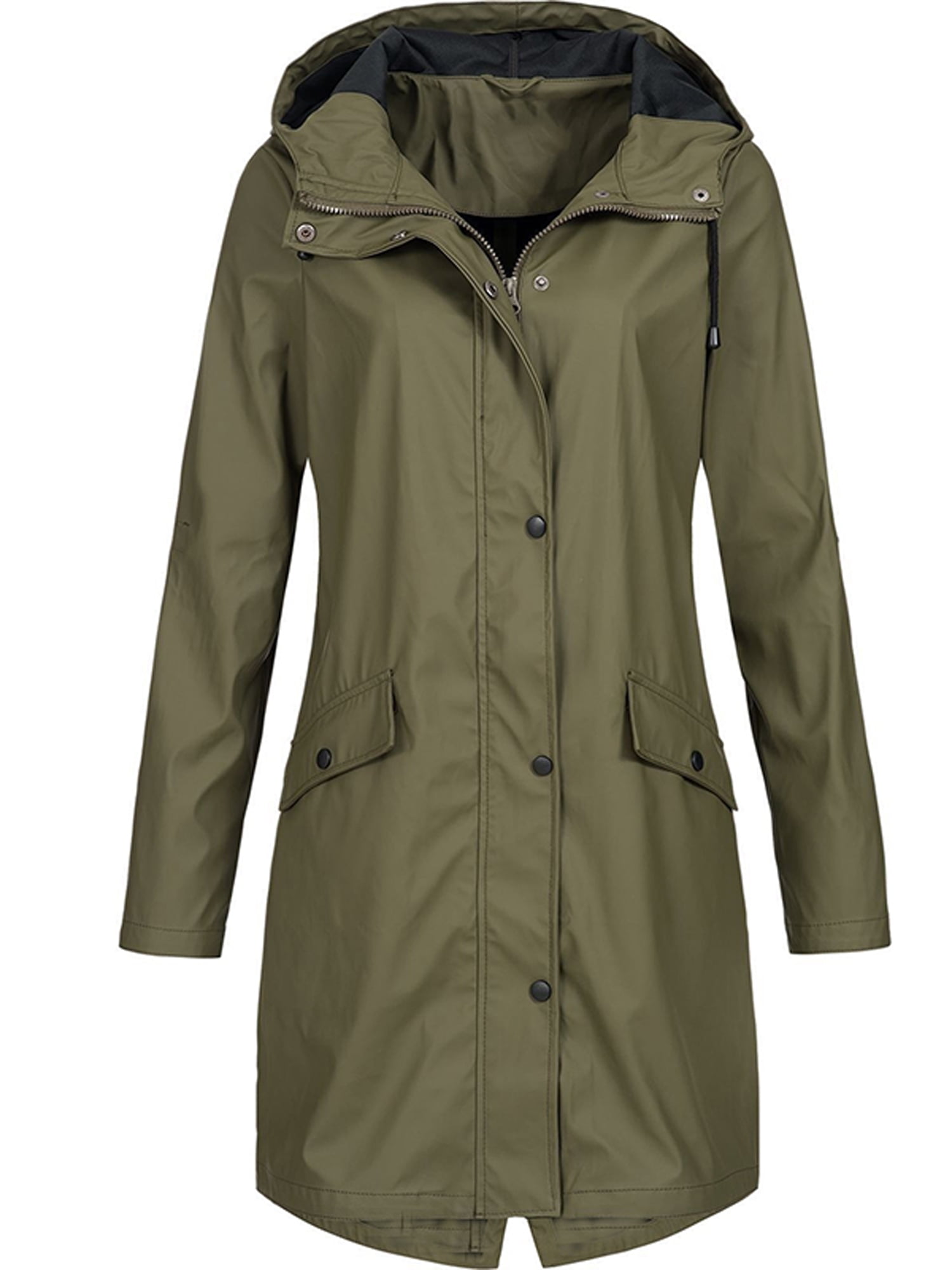 plus size rain jacket walmart