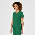 thumbnail image 4 of Wink W123 Women's Mock Wrap Scrub Top, Hunter, 3X Womens, 4 of 6