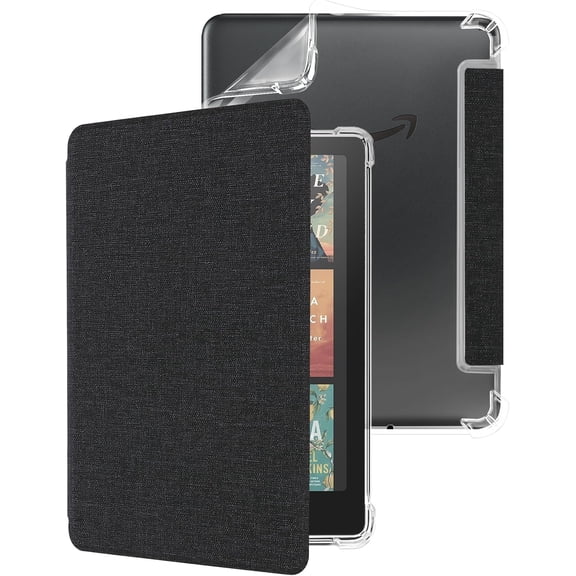 Case for 7-inch Kindle Paperwhite 12th Generation 2024 and Colorsoft Signature Edition, Clear Soft TPU Protective Cover, Auto Wake/Sleep