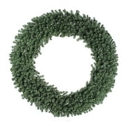 Angle View: Vickerman Douglas Fir Unlit Wreath, 72" (Green)