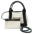 thumbnail image 1 of Pre-Owned Balenciaga Navy Cabas XS Women's Tote Bag 390346.9260 Canvas Grey (Good), 1 of 10