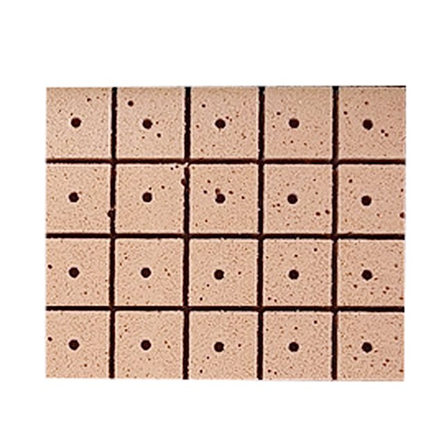Bloque de plántulas semillas de plantas de jardín pellets de suelo de vivero cubo de plántulas flor de rosa herramienta de cultivo sin suelo 20 piezas Inevent JJ25809-00