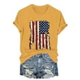 thumbnail image 3 of Tittly American Flag Tank Top Women V Neck Tank Tops For Women Patriotic Shirts Memorial Day Tank Top Women Women 4th Of July Shirts Yellow XL, 3 of 8