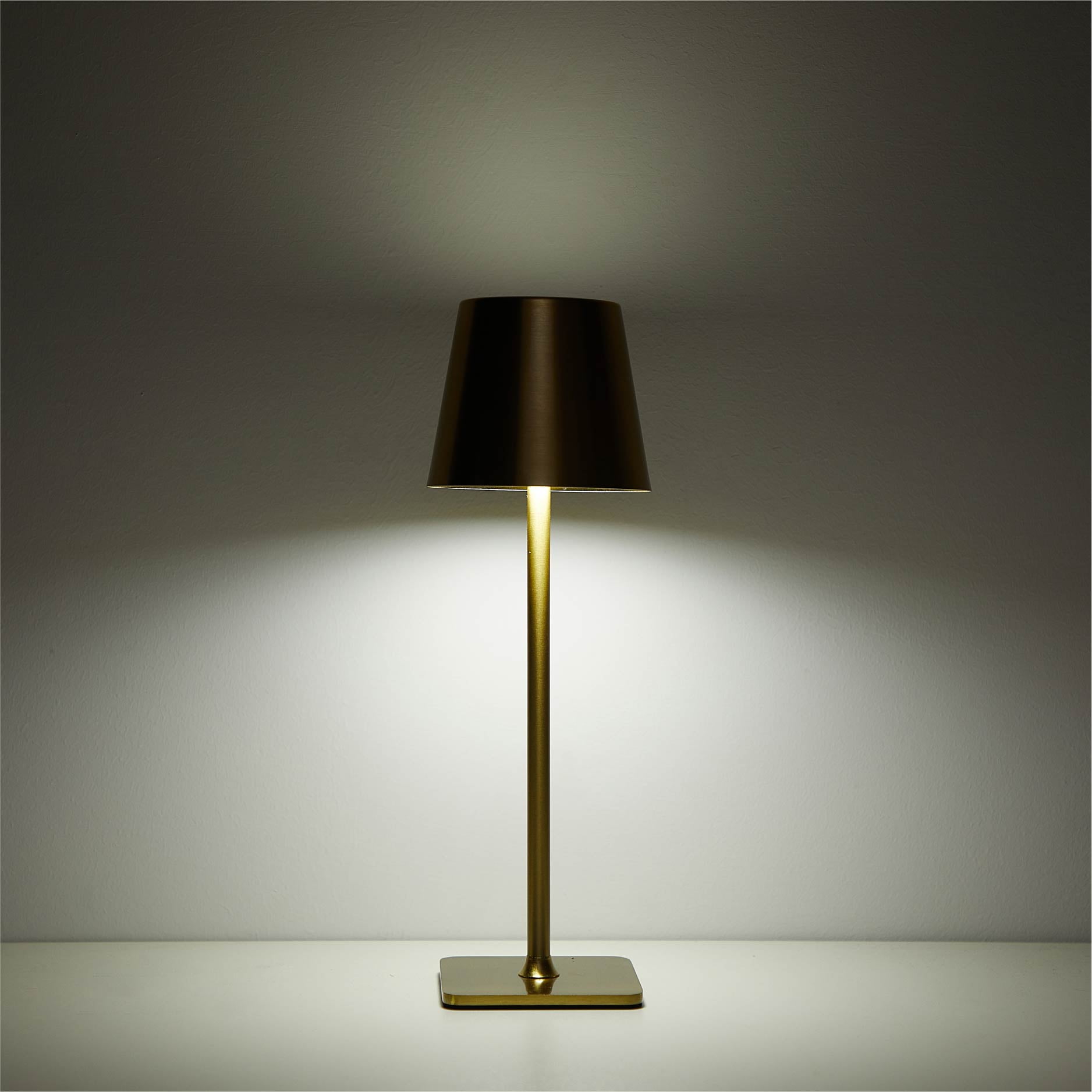 Lot de 2 lampes de table rechargeables de 13" pour intérieur/extérieur Mainstays, or MAINSTAYS DXPK LMPE OR