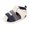 Black, variant on Baby Boy Girl Summer Sandals Soft Sole Closed-Toe Non-Slip Shoes Infant First Walkers Casual Shoes 0-18 Months
