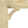 thumbnail image 3 of Ekena Millwork 4"W x 14"D x 14"H Legacy Block Rough Sawn Bracket, Douglas Fir, 3 of 4