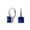 Blue-Sept, variant on Bling Jewelry Womens 2CT Imitation Pink Tourmaline Solitaire Square CZ Drop Earrings Silver