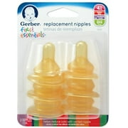 Gerber First Essentials Latex Nipples 6 ea (Pack of 6)