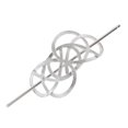 thumbnail image 1 of Pinza de pelo de 2 piezas, horquilla celta, horquilla vikinga, horquilla de nudo celta, para bodas, invitados, fiestas, oficinas, trabajo, 2 colores, 1 of 5
