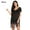 Black, variant on Women Strap Skirt Fringe Dress Swimwear Beach Hot Group Bikini Black White