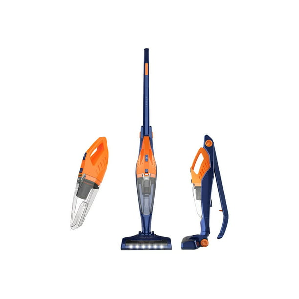 heks nachtmerrie fee Orfeld EV660 - Vacuum cleaner - stick/handheld (2-in-1) - bagless -  cordless - blue/orange included charger - Walmart.com