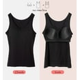 thumbnail image 6 of VASLANDA Tank Tops with Built in Bra for Women Casual Wide Strap Undershirts Sleeveless Summer Tops, 6 of 6