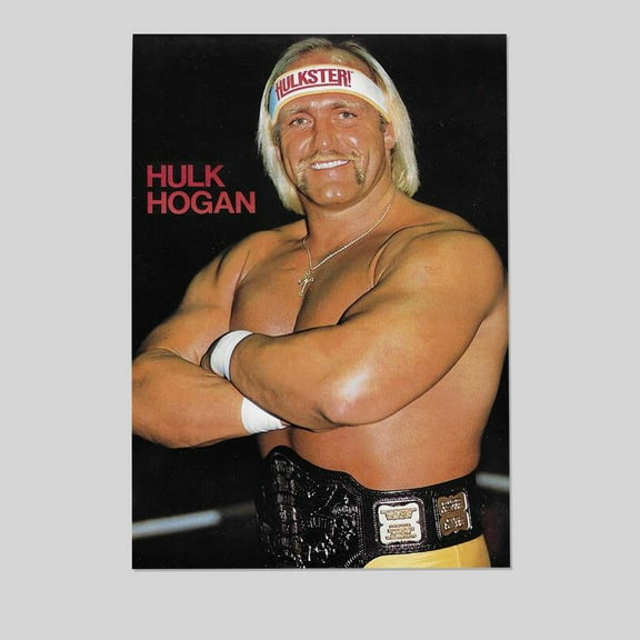 Vintage Poster - RIP Hulk Hogan Poster – Style 1980s Hulk Hogan Legend Forever - Size 24x36 - Kiloa