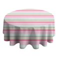 thumbnail image 4 of Fashionable Round Tablecloth 60x60in(153x153cm) – Waterproof Polyester Table Cover with Full Print Design, Wrinkle Resistant & Washable for Kitchen Dining Party Decor, 4 of 6