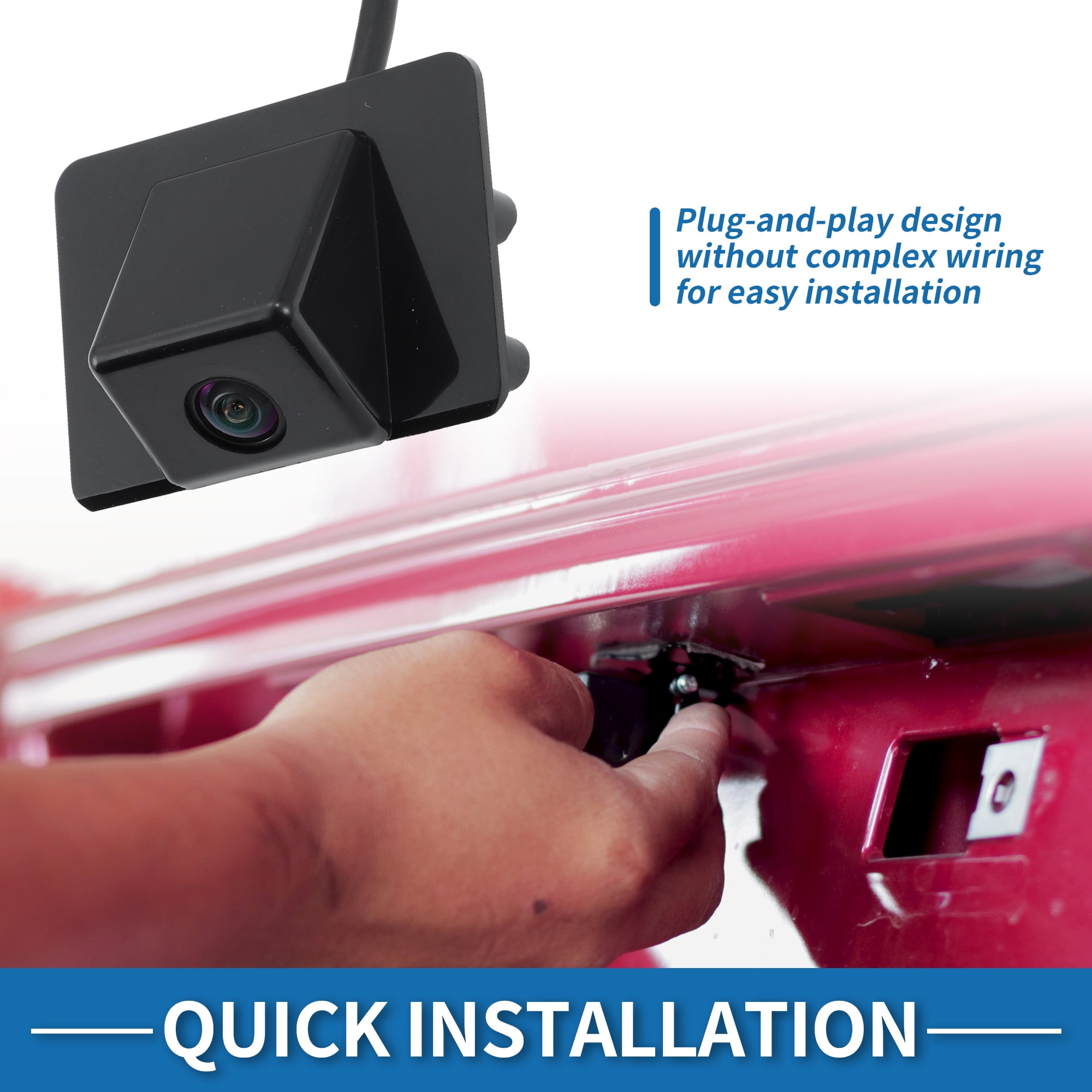 Unique Bargains Rear View Camera for Cadillac Escalade and for Chevrolet Tahoe 2009-2014