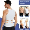 thumbnail image 4 of ANYFIT WEAR Men V-neck Body Shaper Vest Sleeveless Shirts Slimming Undershirts Tummy Control Tank Top, 4 of 6