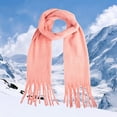 thumbnail image 2 of Hauaitttt Winter Scarf Fashionable Outdoor Warm Silk Neck Scarves Western Women Scarf Winter Ladies Neck Scarves Scarves for Men Winter Pack Scarf Men Winter Wool MenScarf Short Thick Neck Gaiter, 2 of 4